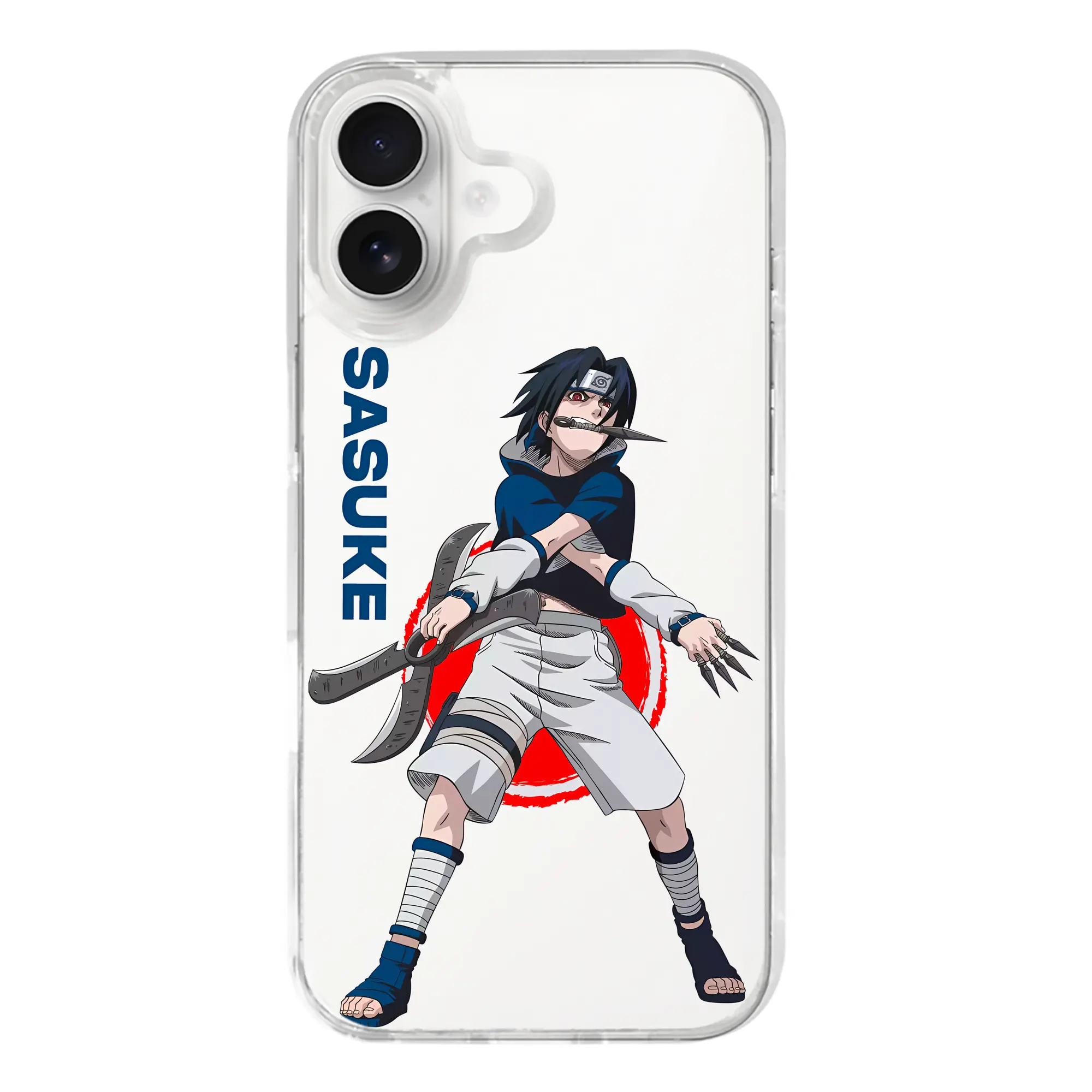 ナルト グッズ うちは サスケ - iPhone 17シリーズ 透明スマホケース – 薄型・耐衝撃・精密フィット保護カバー